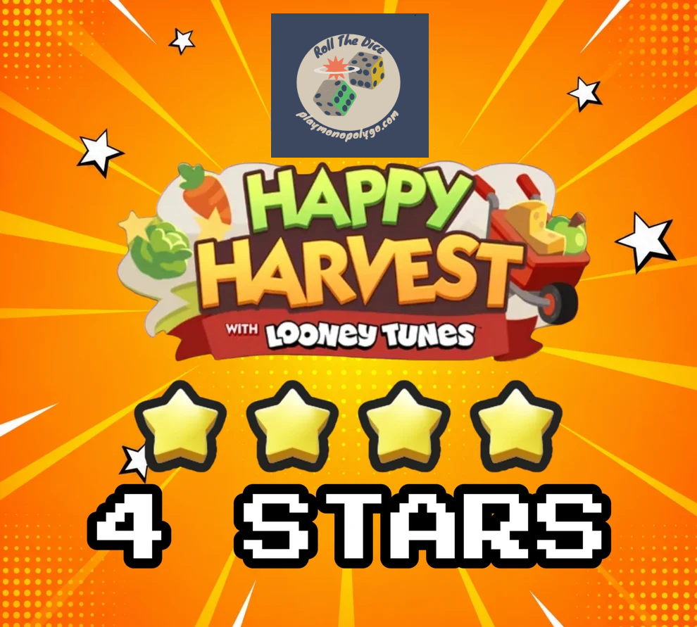 MONOPOLY GO 4 STAR STICKERS