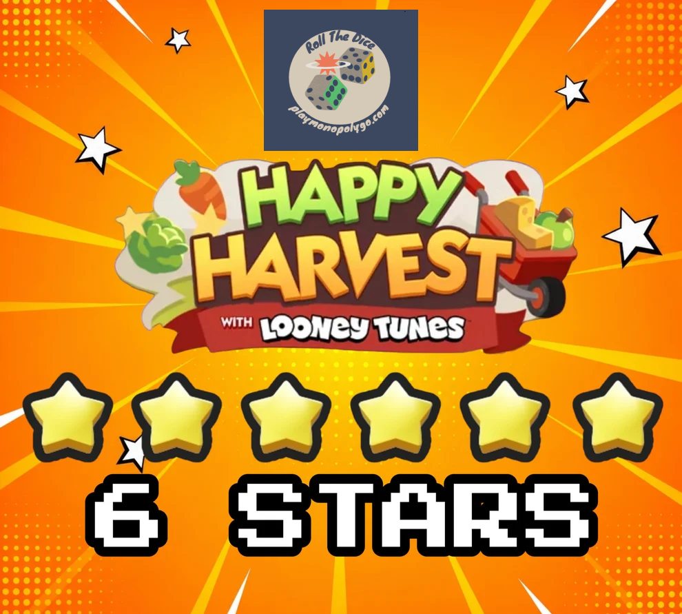 MONOPOLY GO 6 STAR STICKERS