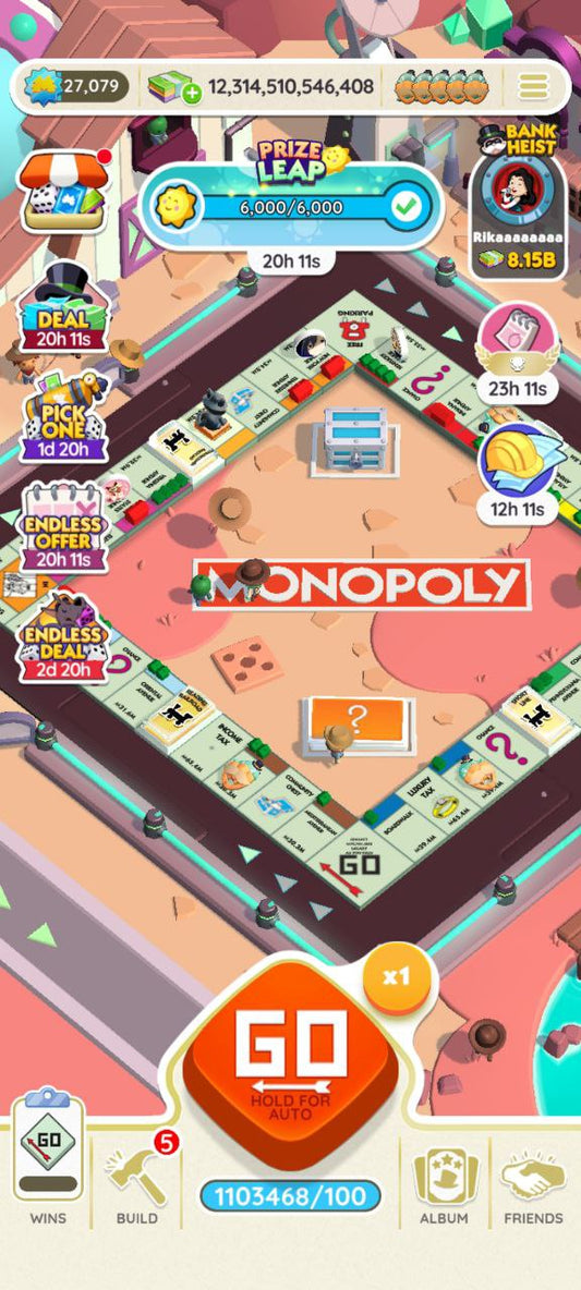 MONOPOLY GO ACCOUNT WITH 1.1 MILLION DICE [SOLD]